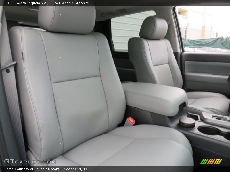 Super White / Graphite 2014 Toyota Sequoia SR5