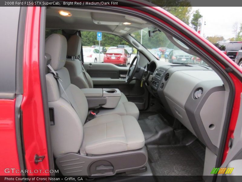 Bright Red / Medium/Dark Flint 2008 Ford F150 STX SuperCab