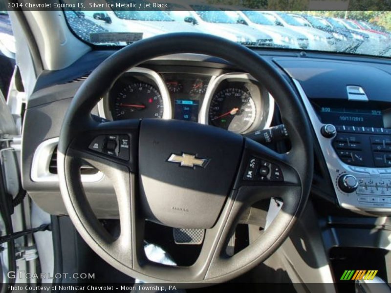 Silver Ice Metallic / Jet Black 2014 Chevrolet Equinox LS