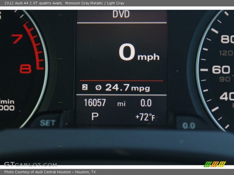 Monsoon Gray Metallic / Light Gray 2012 Audi A4 2.0T quattro Avant