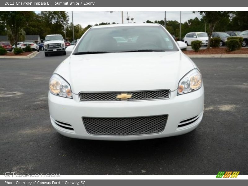 Summit White / Ebony 2012 Chevrolet Impala LT