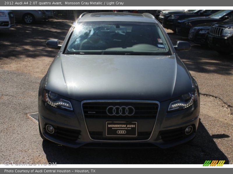 Monsoon Gray Metallic / Light Gray 2012 Audi A4 2.0T quattro Avant