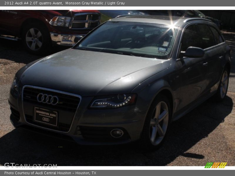 Monsoon Gray Metallic / Light Gray 2012 Audi A4 2.0T quattro Avant