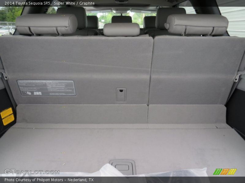 Super White / Graphite 2014 Toyota Sequoia SR5
