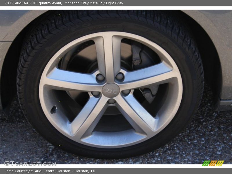 Monsoon Gray Metallic / Light Gray 2012 Audi A4 2.0T quattro Avant