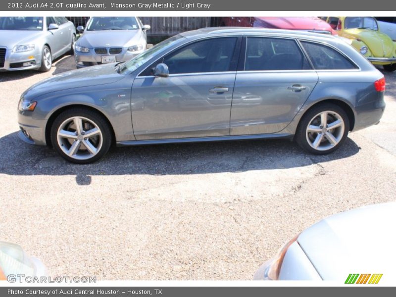 Monsoon Gray Metallic / Light Gray 2012 Audi A4 2.0T quattro Avant