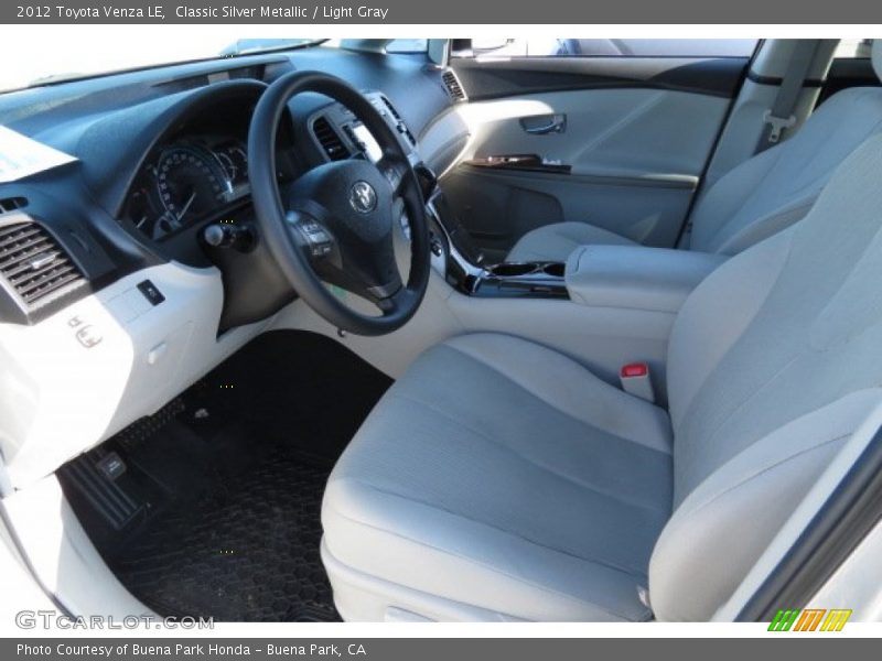 Classic Silver Metallic / Light Gray 2012 Toyota Venza LE