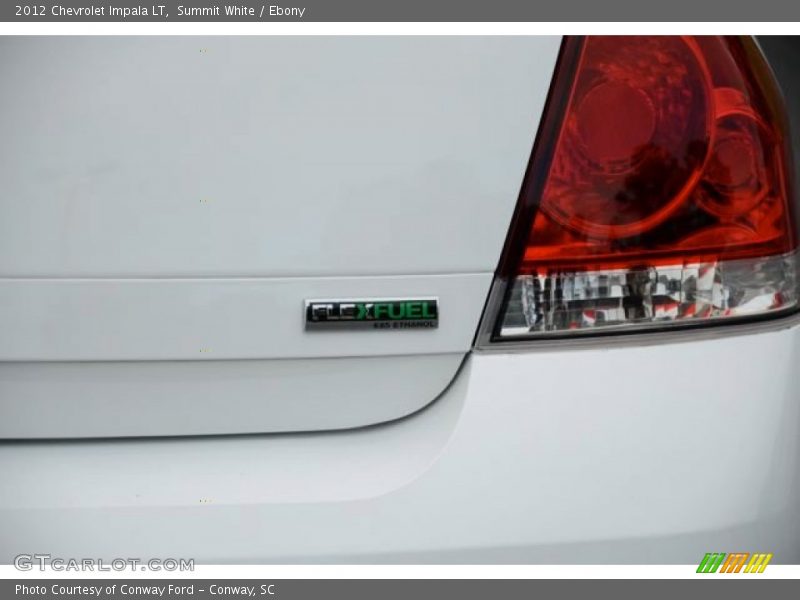 Summit White / Ebony 2012 Chevrolet Impala LT