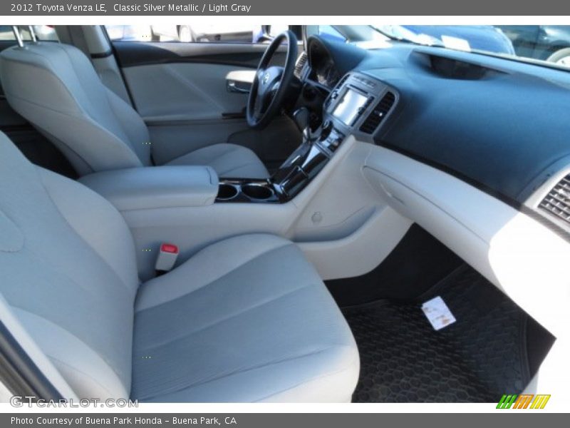 Classic Silver Metallic / Light Gray 2012 Toyota Venza LE
