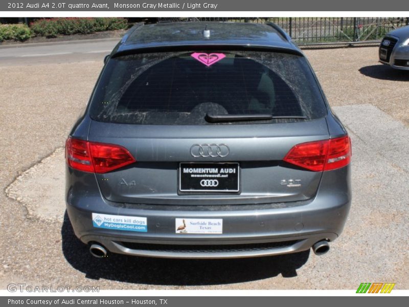 Monsoon Gray Metallic / Light Gray 2012 Audi A4 2.0T quattro Avant