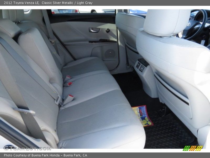 Classic Silver Metallic / Light Gray 2012 Toyota Venza LE