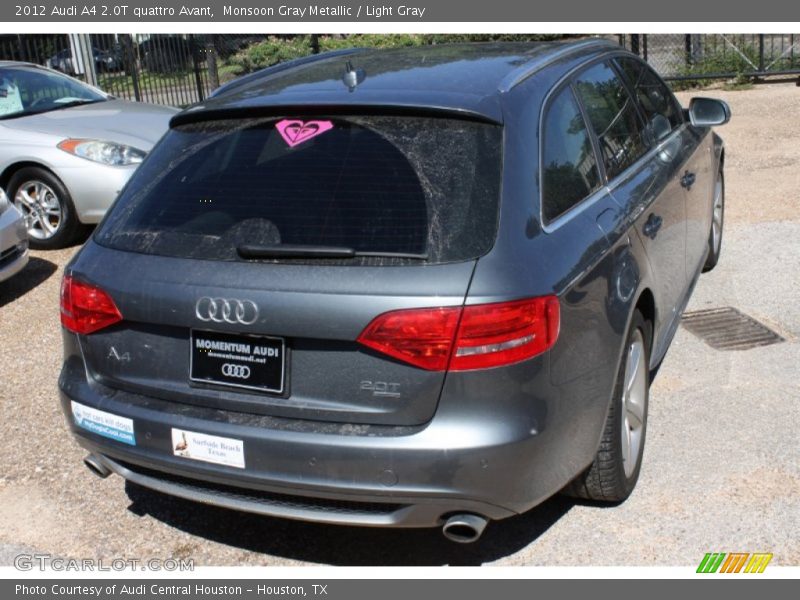 Monsoon Gray Metallic / Light Gray 2012 Audi A4 2.0T quattro Avant