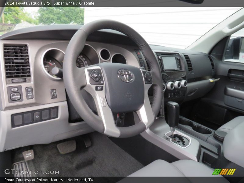 Dashboard of 2014 Sequoia SR5