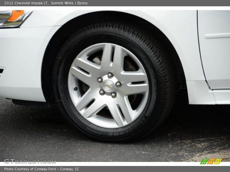 Summit White / Ebony 2012 Chevrolet Impala LT