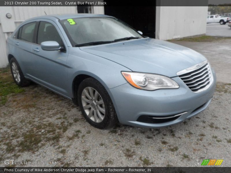 Crystal Blue Pearl / Black 2013 Chrysler 200 Touring Sedan