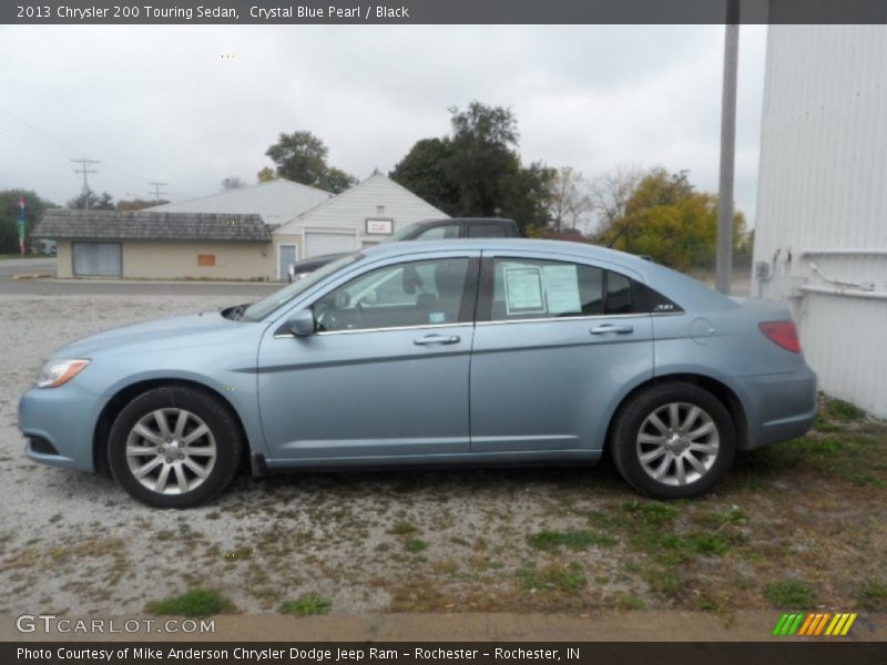 Crystal Blue Pearl / Black 2013 Chrysler 200 Touring Sedan