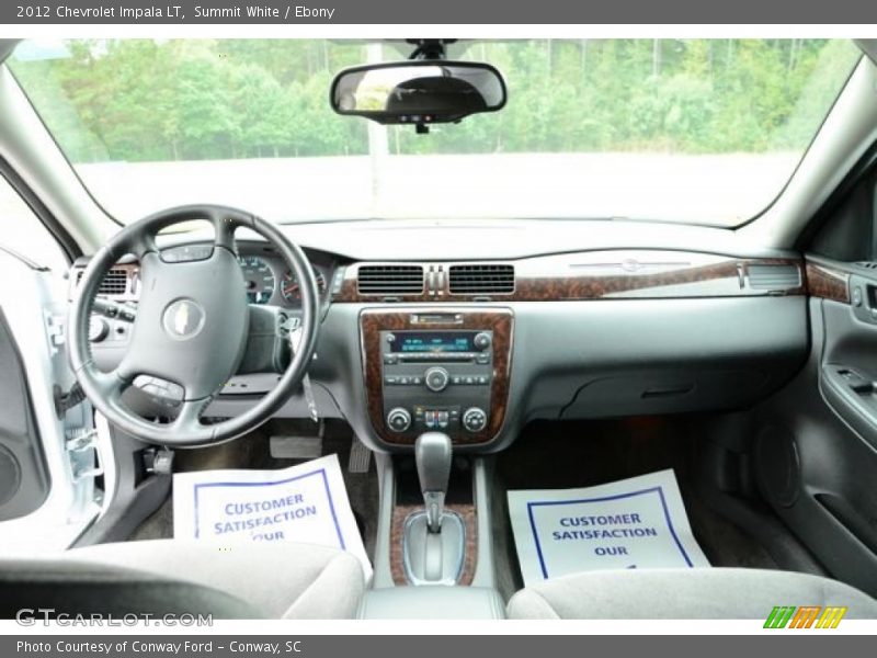 Summit White / Ebony 2012 Chevrolet Impala LT