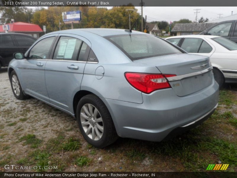 Crystal Blue Pearl / Black 2013 Chrysler 200 Touring Sedan