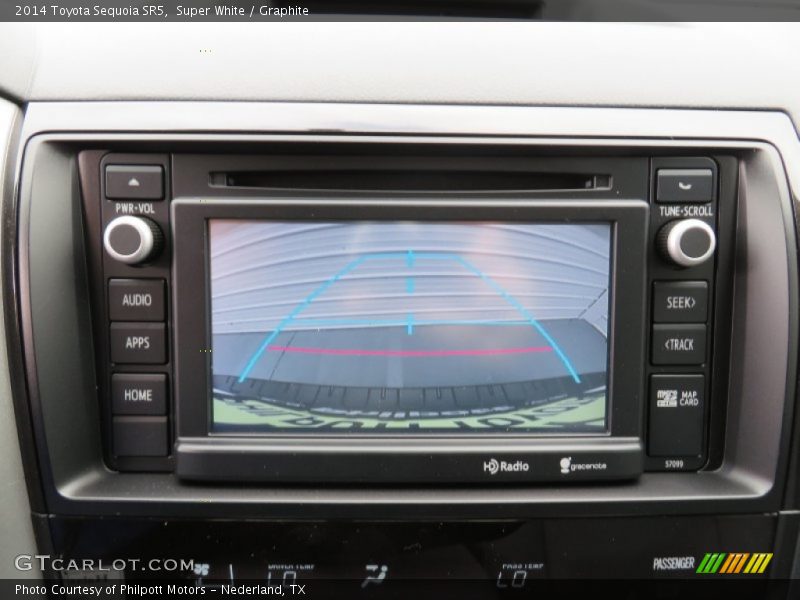 Super White / Graphite 2014 Toyota Sequoia SR5