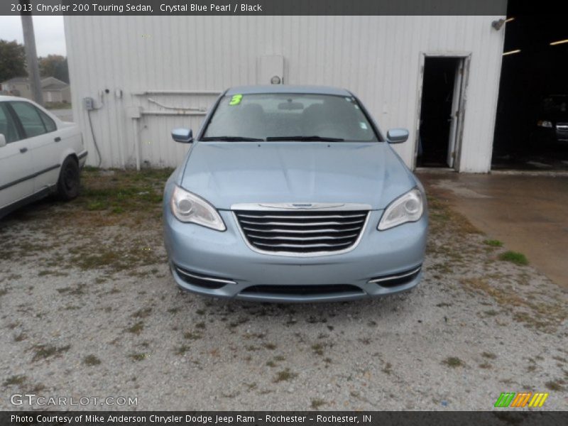 Crystal Blue Pearl / Black 2013 Chrysler 200 Touring Sedan