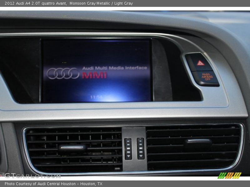 Monsoon Gray Metallic / Light Gray 2012 Audi A4 2.0T quattro Avant