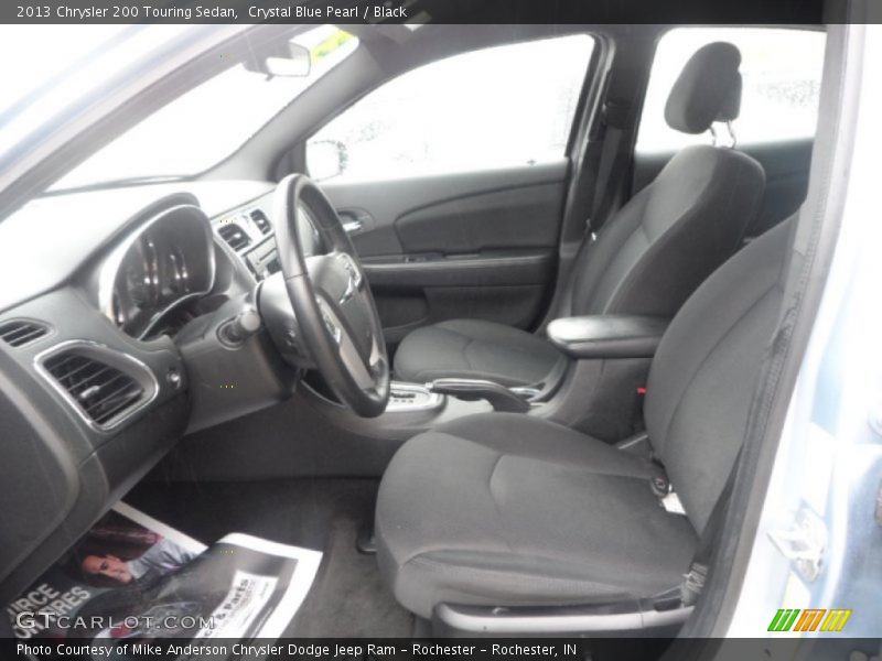 Crystal Blue Pearl / Black 2013 Chrysler 200 Touring Sedan
