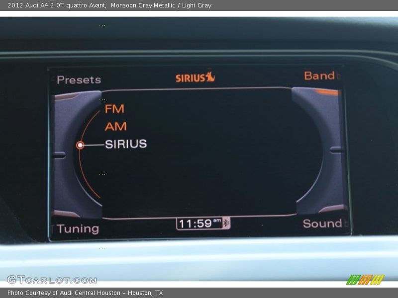 Monsoon Gray Metallic / Light Gray 2012 Audi A4 2.0T quattro Avant
