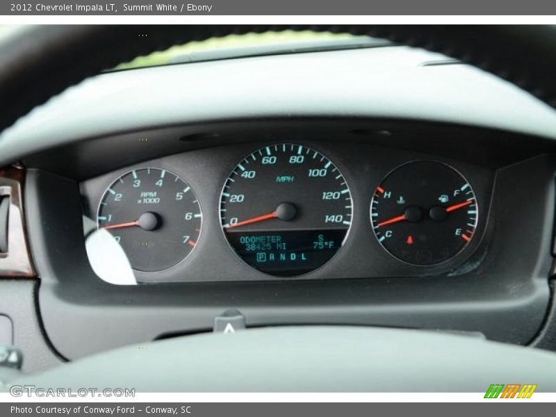 Summit White / Ebony 2012 Chevrolet Impala LT