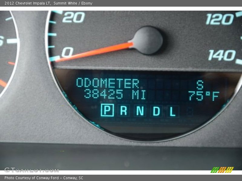Summit White / Ebony 2012 Chevrolet Impala LT