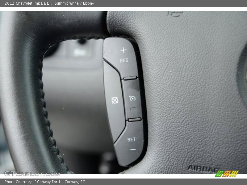 Summit White / Ebony 2012 Chevrolet Impala LT