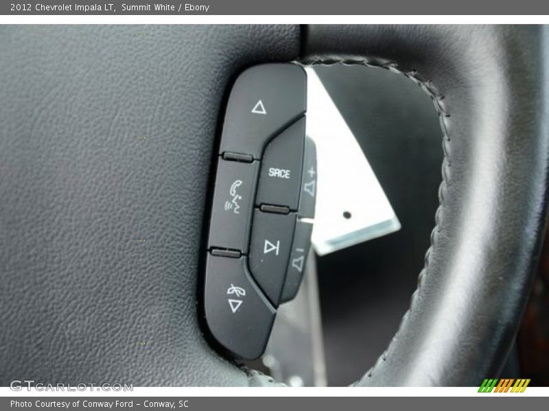 Summit White / Ebony 2012 Chevrolet Impala LT