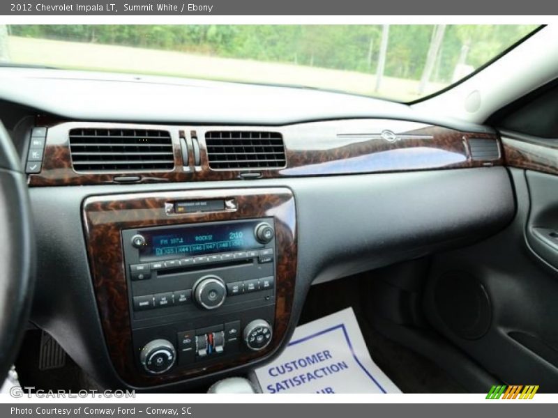 Summit White / Ebony 2012 Chevrolet Impala LT