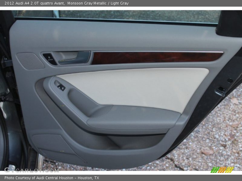 Monsoon Gray Metallic / Light Gray 2012 Audi A4 2.0T quattro Avant