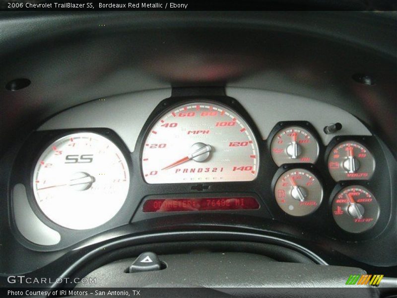 Bordeaux Red Metallic / Ebony 2006 Chevrolet TrailBlazer SS
