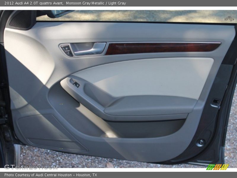 Monsoon Gray Metallic / Light Gray 2012 Audi A4 2.0T quattro Avant