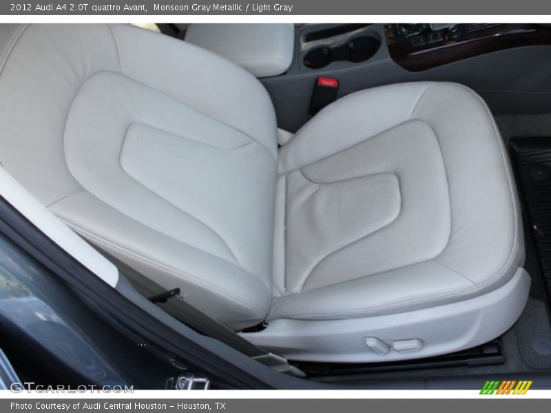 Monsoon Gray Metallic / Light Gray 2012 Audi A4 2.0T quattro Avant
