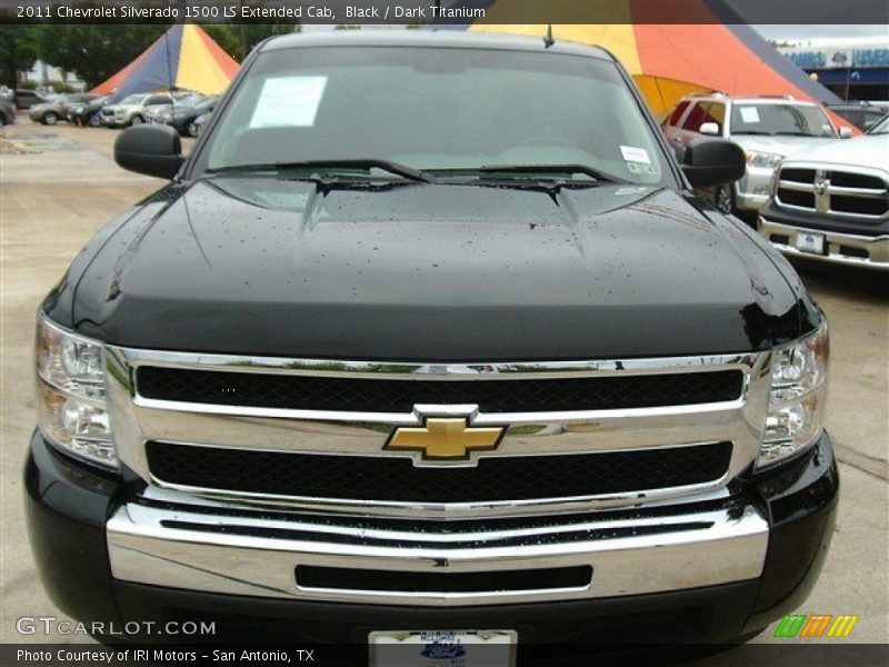 Black / Dark Titanium 2011 Chevrolet Silverado 1500 LS Extended Cab