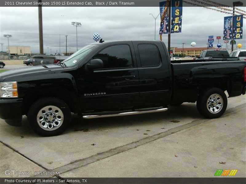 Black / Dark Titanium 2011 Chevrolet Silverado 1500 LS Extended Cab