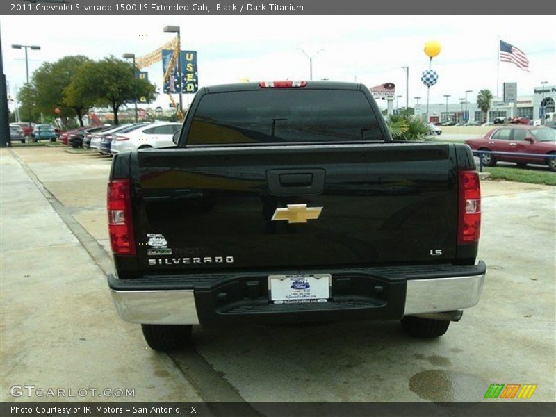 Black / Dark Titanium 2011 Chevrolet Silverado 1500 LS Extended Cab