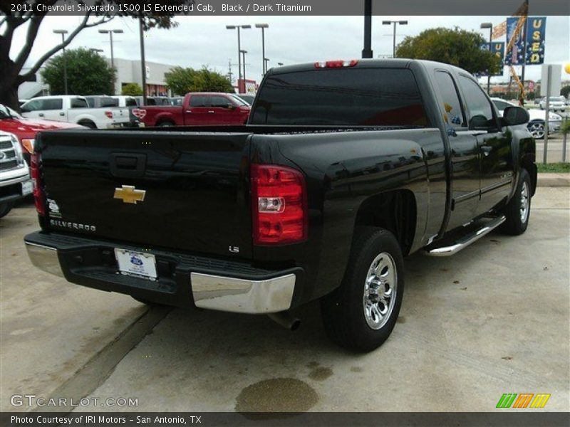 Black / Dark Titanium 2011 Chevrolet Silverado 1500 LS Extended Cab