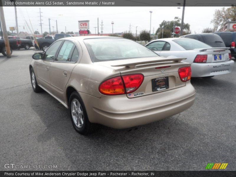 Sandstone Metallic / Neutral 2003 Oldsmobile Alero GLS Sedan