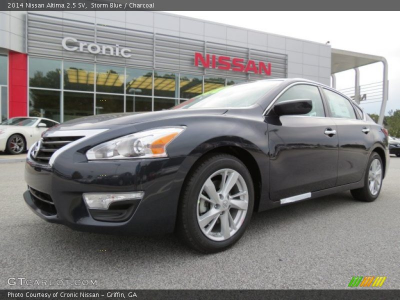 Storm Blue / Charcoal 2014 Nissan Altima 2.5 SV
