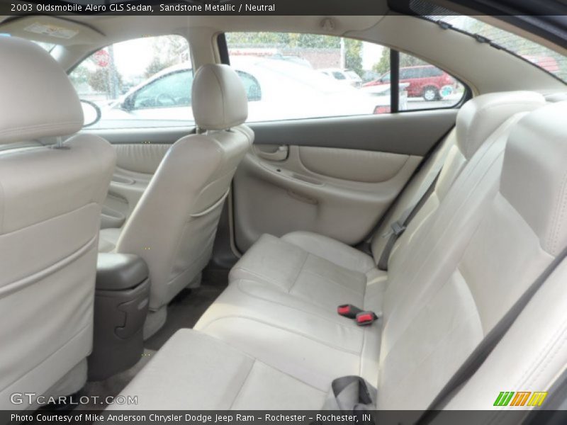 Rear Seat of 2003 Alero GLS Sedan