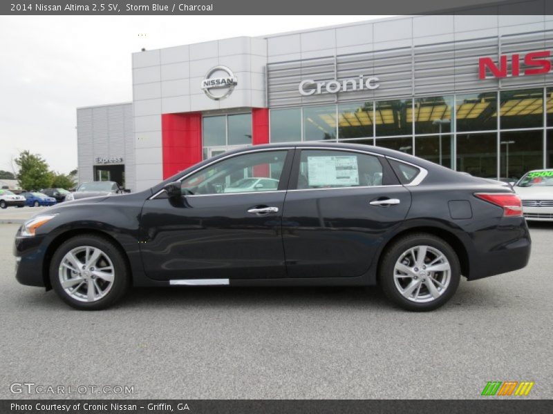 Storm Blue / Charcoal 2014 Nissan Altima 2.5 SV