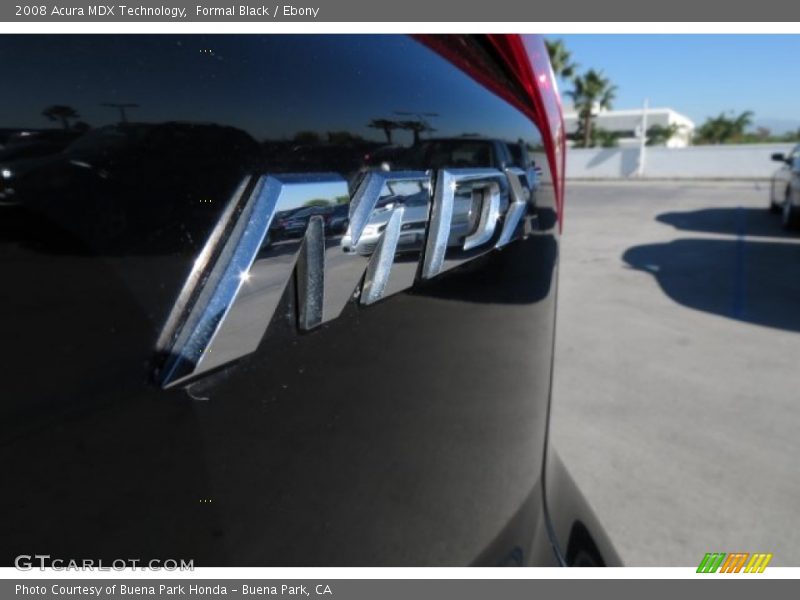 Formal Black / Ebony 2008 Acura MDX Technology