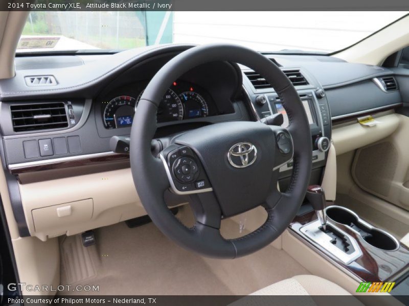 Attitude Black Metallic / Ivory 2014 Toyota Camry XLE