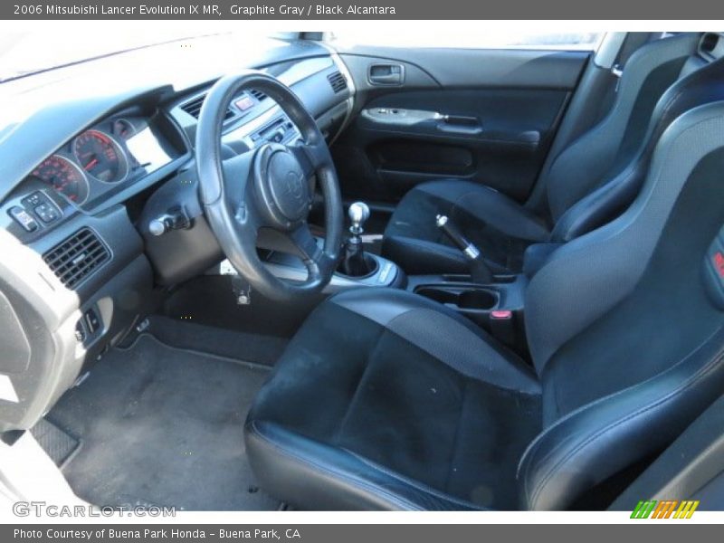 Graphite Gray / Black Alcantara 2006 Mitsubishi Lancer Evolution IX MR