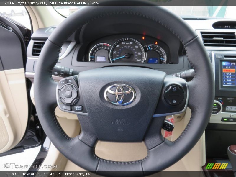 Attitude Black Metallic / Ivory 2014 Toyota Camry XLE