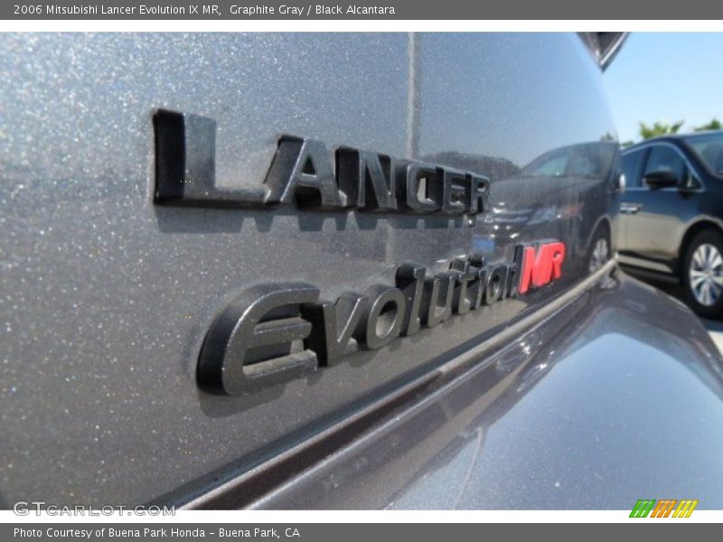 Graphite Gray / Black Alcantara 2006 Mitsubishi Lancer Evolution IX MR