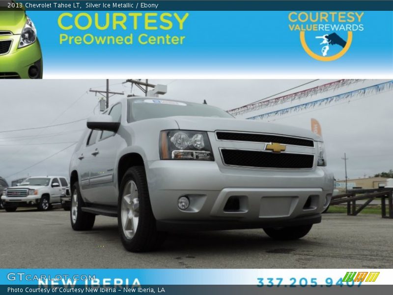 Silver Ice Metallic / Ebony 2013 Chevrolet Tahoe LT